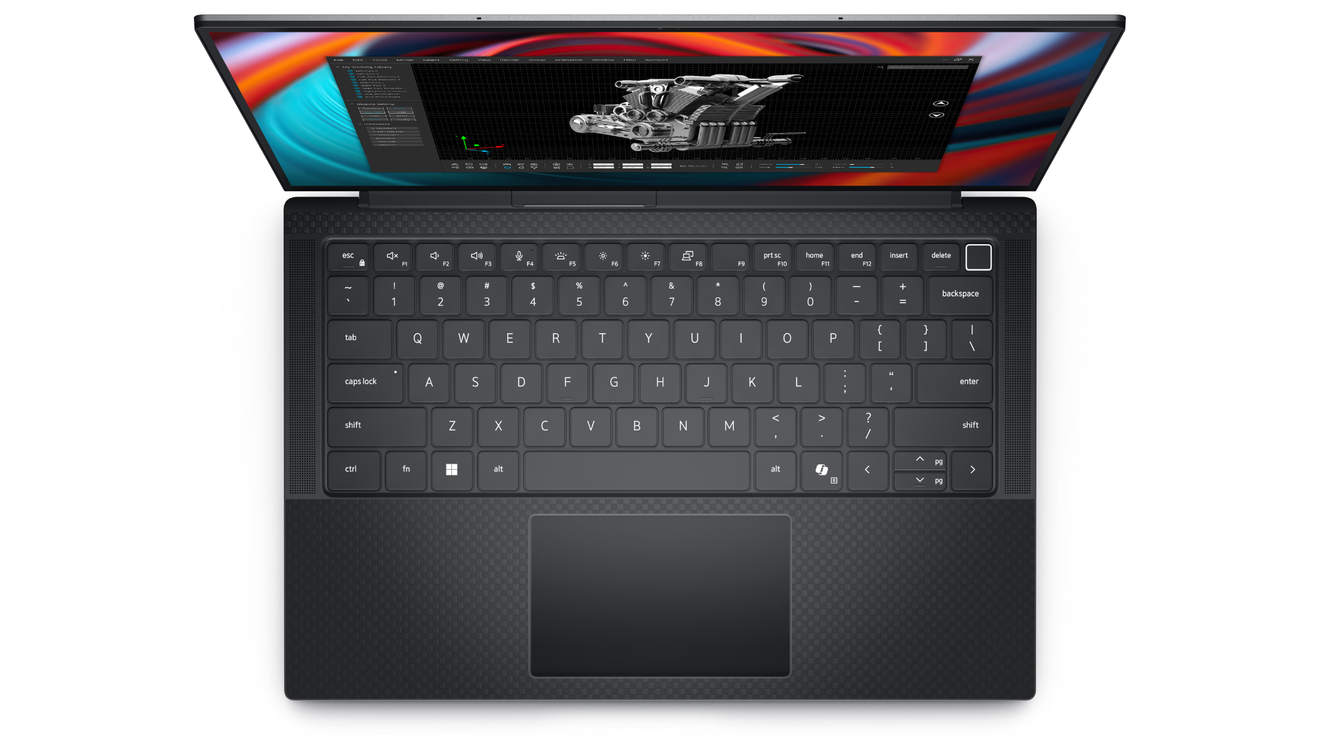 najwyzszej jakosci materialu do produkcji ultrabooka i stacji roboczej dell precision 5490